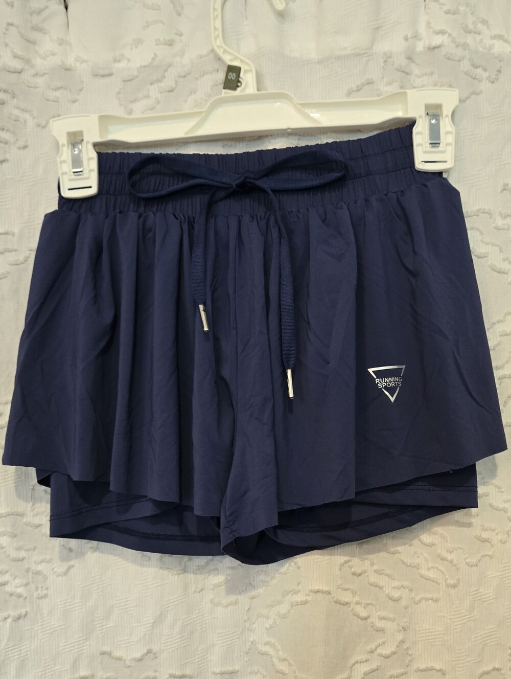 Women's Layered Running Shorts - Black
